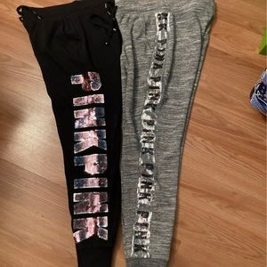 HTF RARE VS PINK BLING JOGGERS